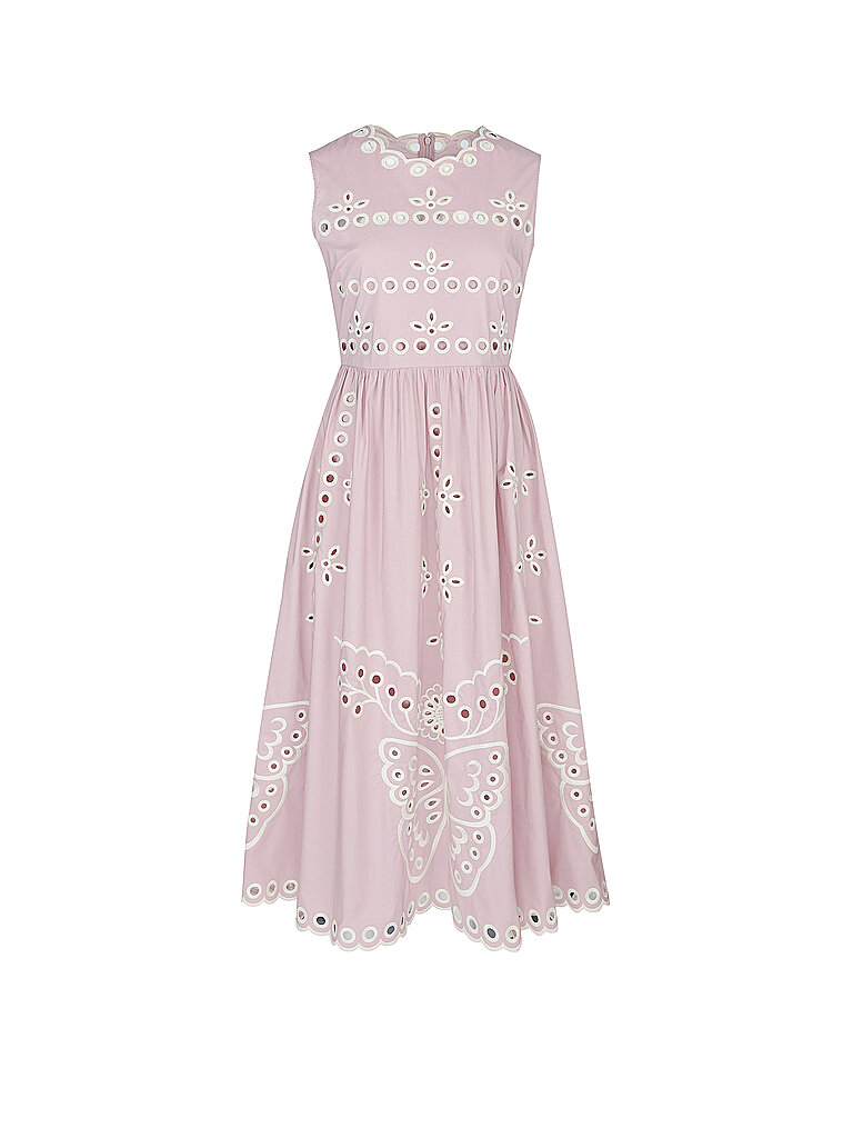 RED VALENTINO Midikleid Sangallo  lila | 36